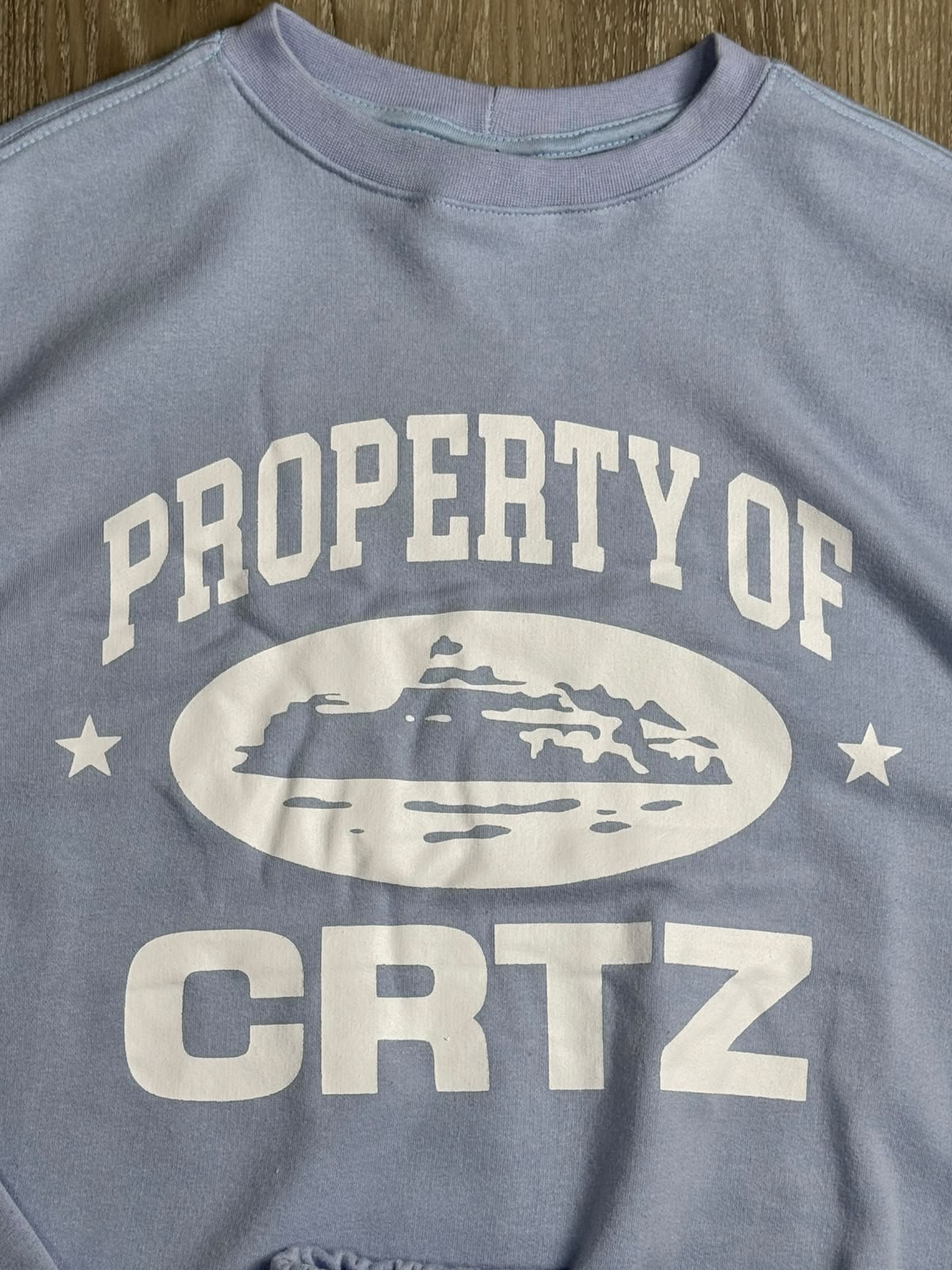 CONJUNTO CORTEIZ MOLETOM PROPERTY - BABY BLUE